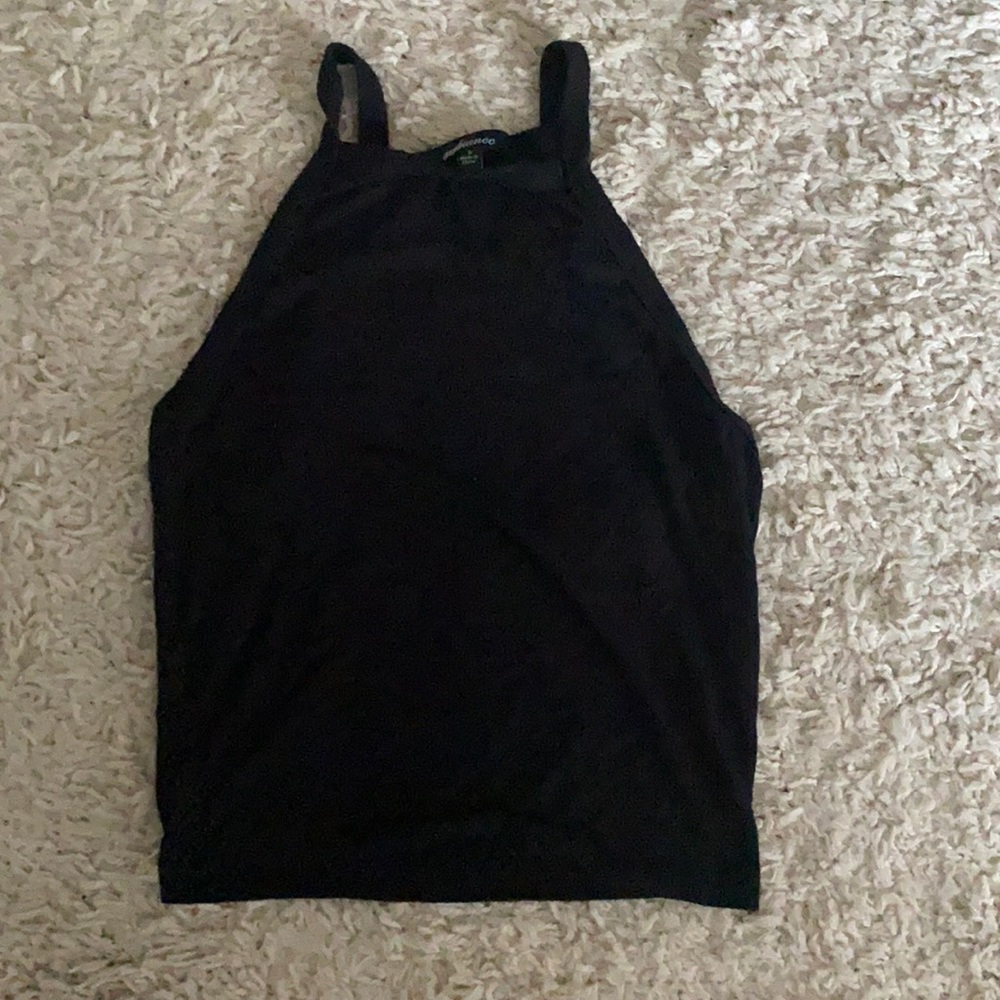 Black crop top